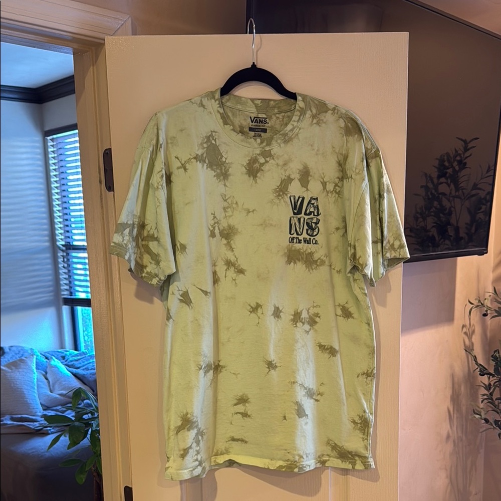 Vans Green Tie-Dye Men's Shirt
